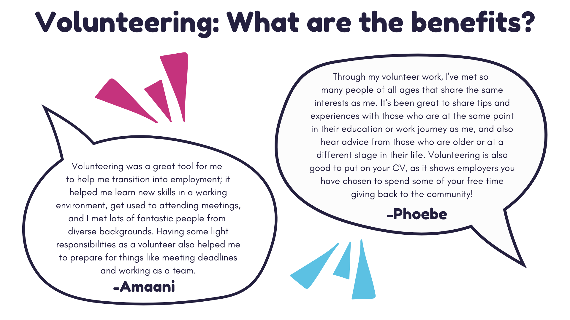 Education to employment - volunteering quotes
